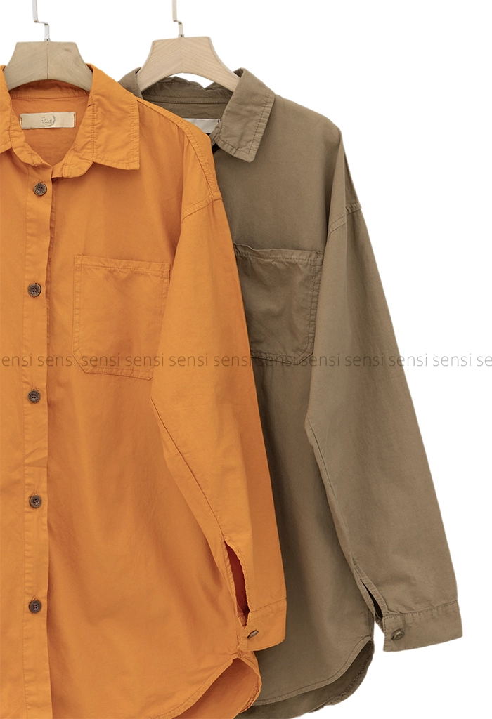 شومیز 2جیب لینن کد1005098